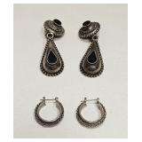 VINTAGE COSTUME JEWELRY EARRINGS