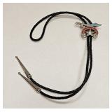 VINTAGE BOLO TIE SILVERTONE