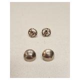 VINTAGE 925 STERLING SILVER EARRINGS