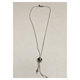 VTG STERLING SILVER ITALY CHAIN PENDANT NECKLACE