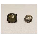 VINTAGE COSTUME JEWELRY RINGS