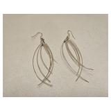 VINTAGE SILVERTONE EARRINGS