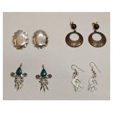VINTAGE COSTUME FASHION JEWELRY EARRING LOT