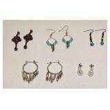 VINTAGE COSTUME FASHION JEWELRY EARRING LOT