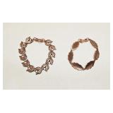 VINTAGE COPPER LINK BRACELETS
