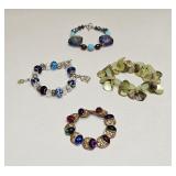 VINTAGE COSTUME FASHION JEWELRY BRACELET LOT