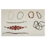 VINTAGE COSTUME FASHION JEWELRY BRACELET LOT