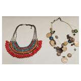 VINTAGE COSTUME FASHION JEWELRY NECKLACE LOT