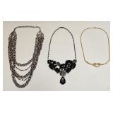 VTG COSTUME FASHION JEWELRY NECKLACE LOT