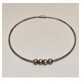 VINTAGE SILVERTONE NECKLACE CHOKER