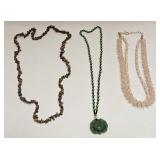 VINTAGE COSTUME FASHION JEWELRY NECKLACE LOT