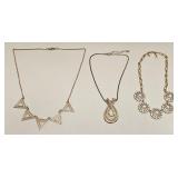 VINTAGE COSTUME FASHION JEWELRY NECKLACE LOT