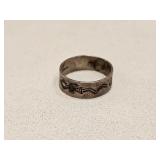 VTG BELL TRADING POST STERLING SILVER RING OLDER