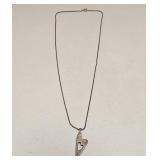 VINTAGE 925 STERLING SILVER PENDANT & CHAIN