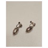 VTG DENMARK STERLING SILVER EARRINGS