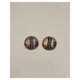 VTG STERLING SILVER SIGNED Y EARRINGS