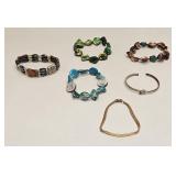 VINTAGE COSTUME FASHION JEWELRY BRACELET LOT