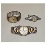 LOT OF VINTAGE WRIST WATCHES TIMES SEIKO