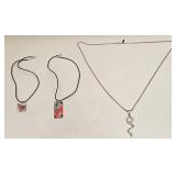 VINTAGE COSTUME FASHION JEWELRY NECKLACE LOT