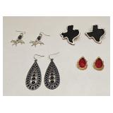 VINTAGE COSTUME FASHION JEWELRY EARRING LOT