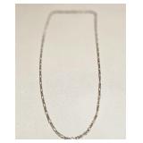 VTG STERLING SILVER CHAIN NECKLACE