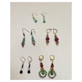 VINTAGE BEADED EARRINGS LOT