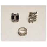 VINTAGE COSTUME JEWELRY RINGS