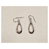 VTG 925 STERLING SILVER EARRINGS
