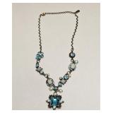 VINTAGE SIGNED FELICIA RHINESTONE NECKLACE