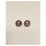 VINTAGE MEXICO STERLING SILVER EARRINGS