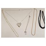 VINTAGE COSTUME FASHION JEWELRY NECKLACE LOT