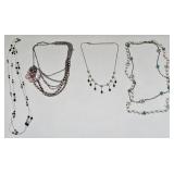 VINTAGE COSTUME FASHION JEWELRY NECKLACE LOT
