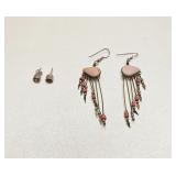 VINTAGE COSTUME FASHION JEWELRY EARRINGS LOT