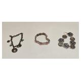 VINTAGE COSTUME FASHION JEWELRY BRACELET LOT