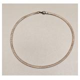 VINTAGE ITALY 925 STERLING SILVER CHAIN NECKLACE