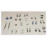 VINTAGE COSTUME FASHION JEWELRY EARRING LOT