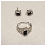 VINTAGE FASHION JEWELRY RING & EARRINGS
