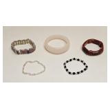 VINTAGE COSTUME FASHION JEWELRY BRACELET LOT
