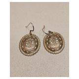 VINTAGE STERLING SILVER SOUTHWEST EARRINGS