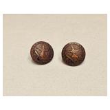 VINTAGE SIAM COPPER EARRINGS