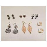 VINTAGE COSTUME FASHION JEWELRY EARRING LOT