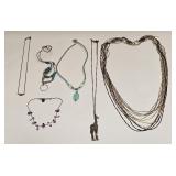 VINTAGE COSTUME FASHION JEWELRY NECKLACE LOT