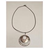 VINTAGE STERLING SILVER ITALY NECKLACE