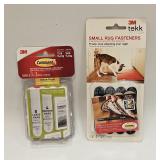 New Command Strips & Rug Fasteners 3M