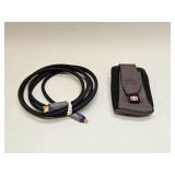 Computer Gold Plated Cable & Swiss Army Pouch