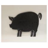 Decorative Wood Hanging Wall Pig