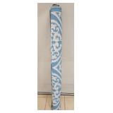 Outdoor Rug Woven Plastic Blue White