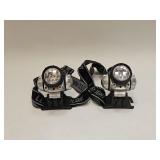 Pair of  Hands Free Headlamp Flash Lights Untested