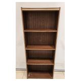 4 Shelf Wood Bookcase