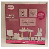 New Kids 3 Piece Wall Art Disney Minnie Mouse